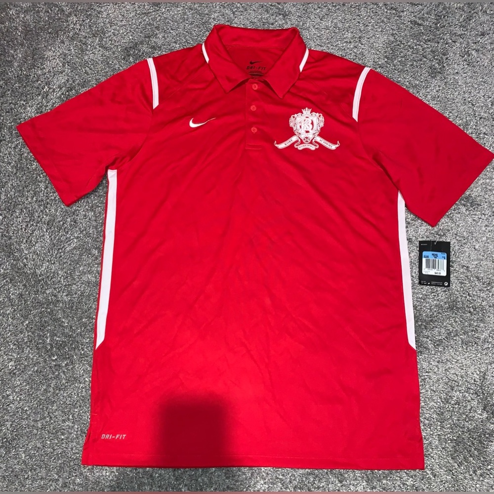 Nike Mamba Academy Kobe Bryant POLO SHIRT RED DRIFIT RARE